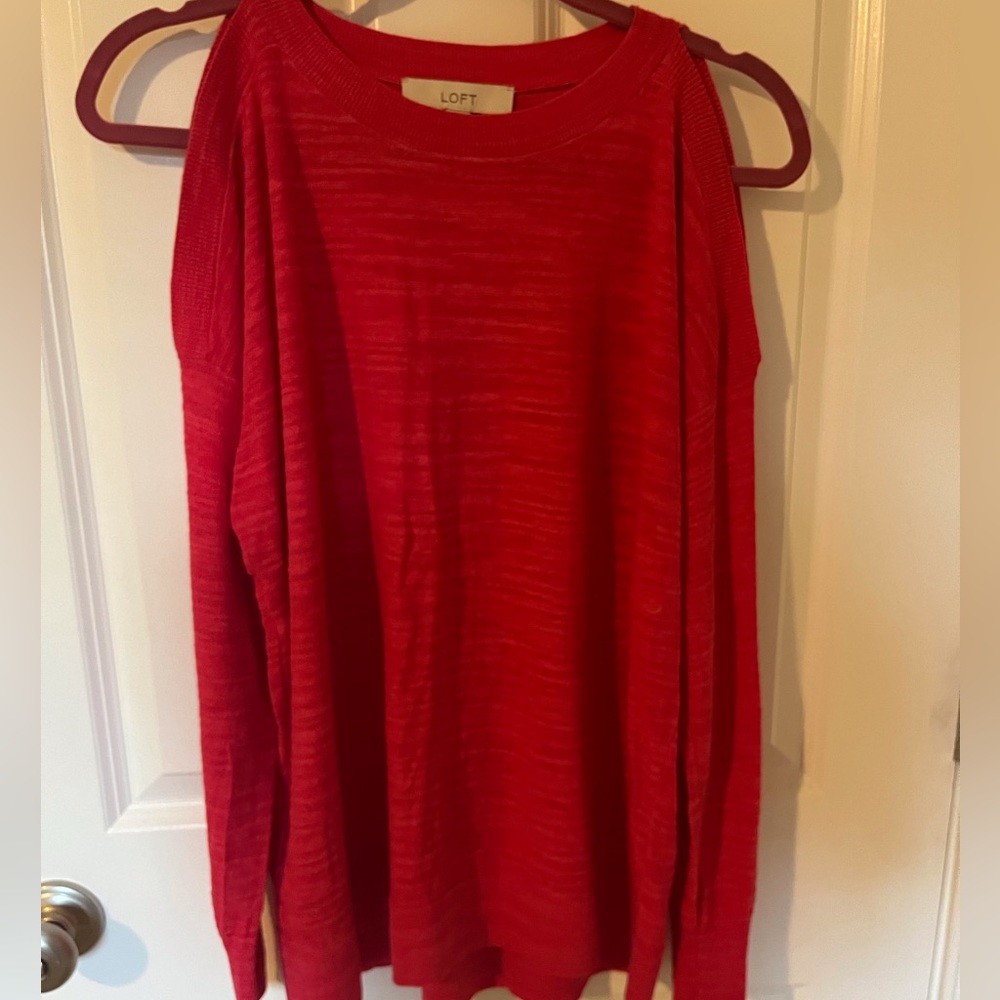 Loft Open Should Sweater (pink)